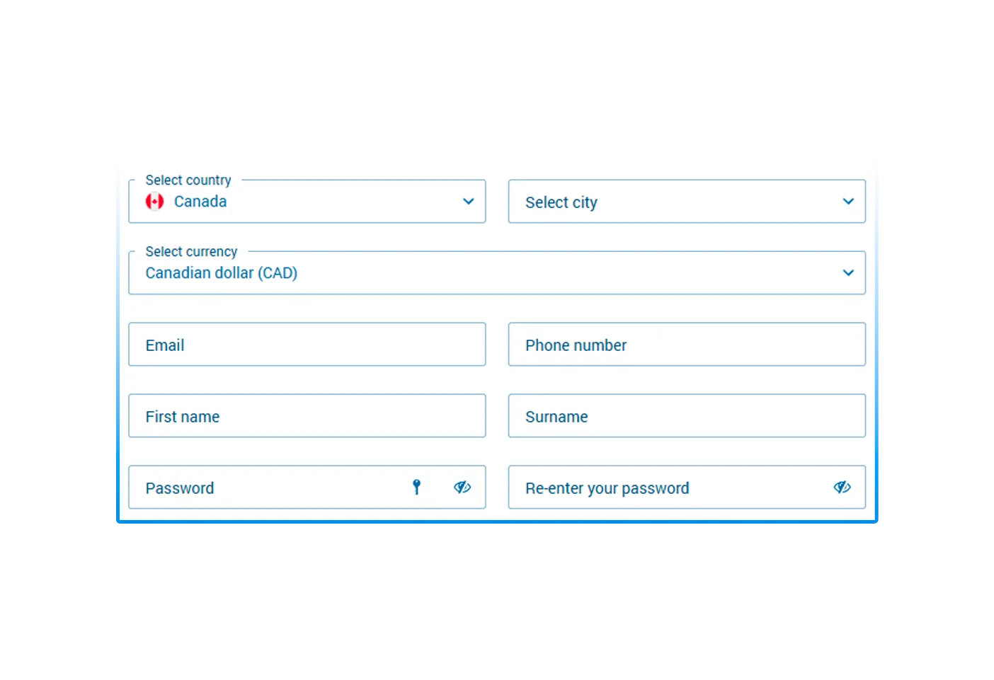Providing the required information
