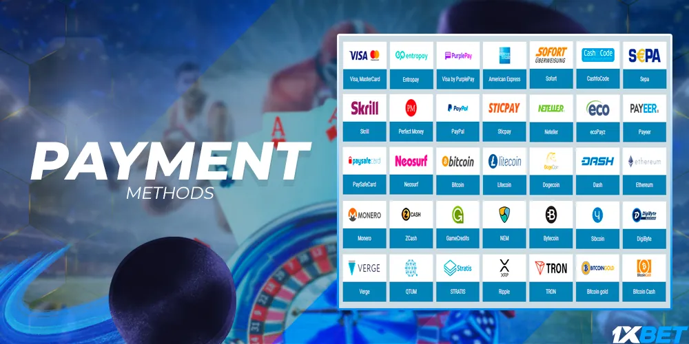 Deposit and withdrawal methods